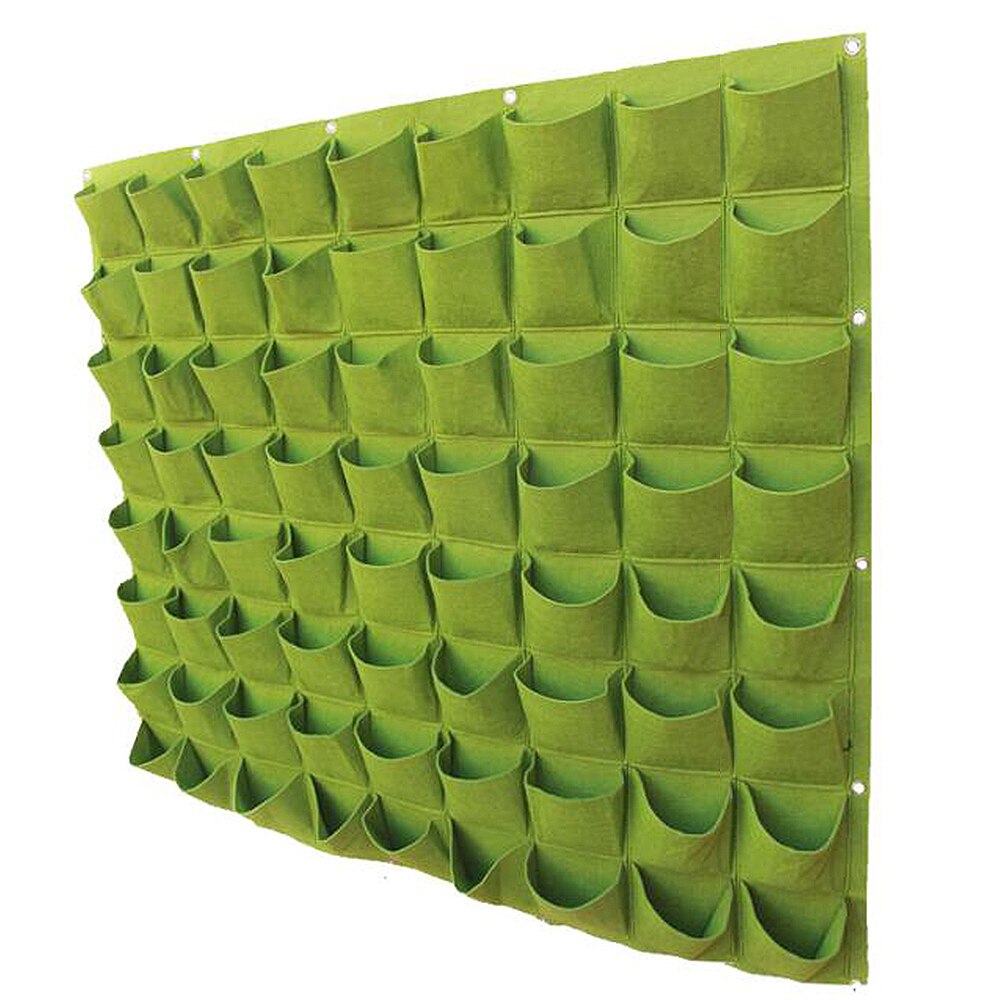 72 Pocket Vertical Garden Planter Wall Hanging Bag Garden Planting Bag