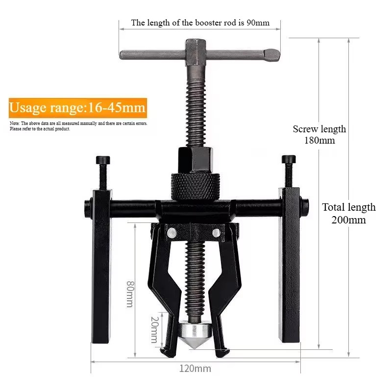 Laakerin ulosvetäjä työkalusarja irrotin kolmikynsinen ulosvetäjä autonkorjauksen purkutyökalu työtä säästävä auton laakerin poisto autotarvikkeet