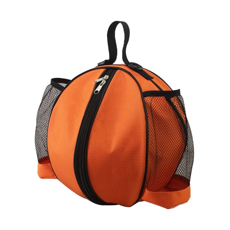 Universal Sport Ball Storage Shoulder Bag for Basketball Football Volleyball Round Shape Adjustable Shoulder Strap Backpack T8NC