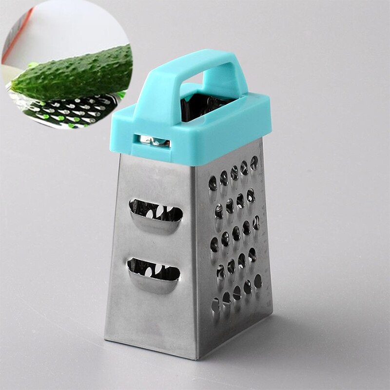 Mini 4 Zijden Rvs Handheld Rasp voor Fruit Keuken Tool