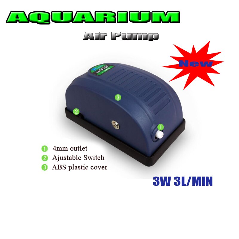 AQUARIUM LUCHTPOMP AC 220-240V KLEINE Luchtpomp Enkele Outlet Aquarium Luchtpomp Zuurstof Luchtpomp EU Plug