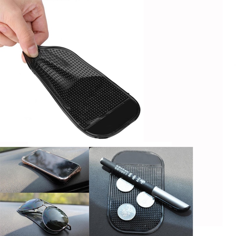 2 Stuks Auto Anti Slip Pad Silicagel Sticky Pad Dashboard Mobiele Telefoons Plank Antislip Mat Kussen Voor zonnebril MP3 Dvr Houder