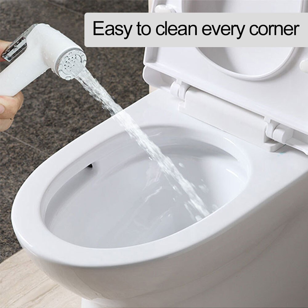 Handheld Draagbare Luier Bidet Wc Shattaf Sproeier Badkamer Wc Bidet Douchekop Nozzle Met Telefoon Douche