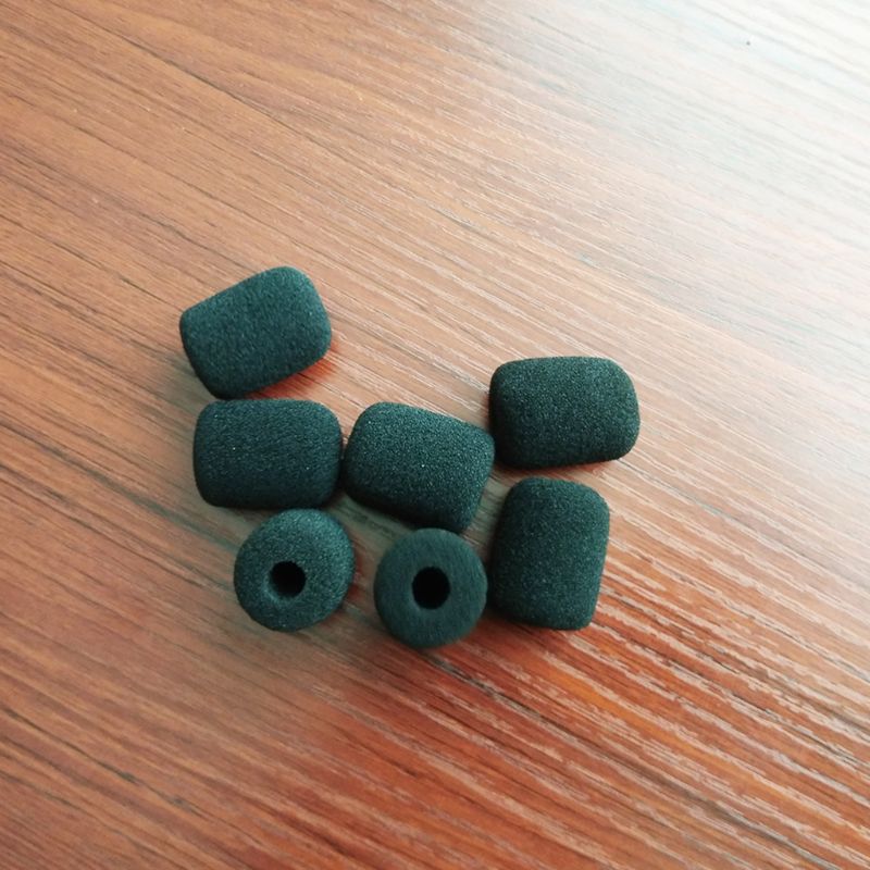 5PCS Black Microphone Headset Foam Sponge Windscreen Mic Cover