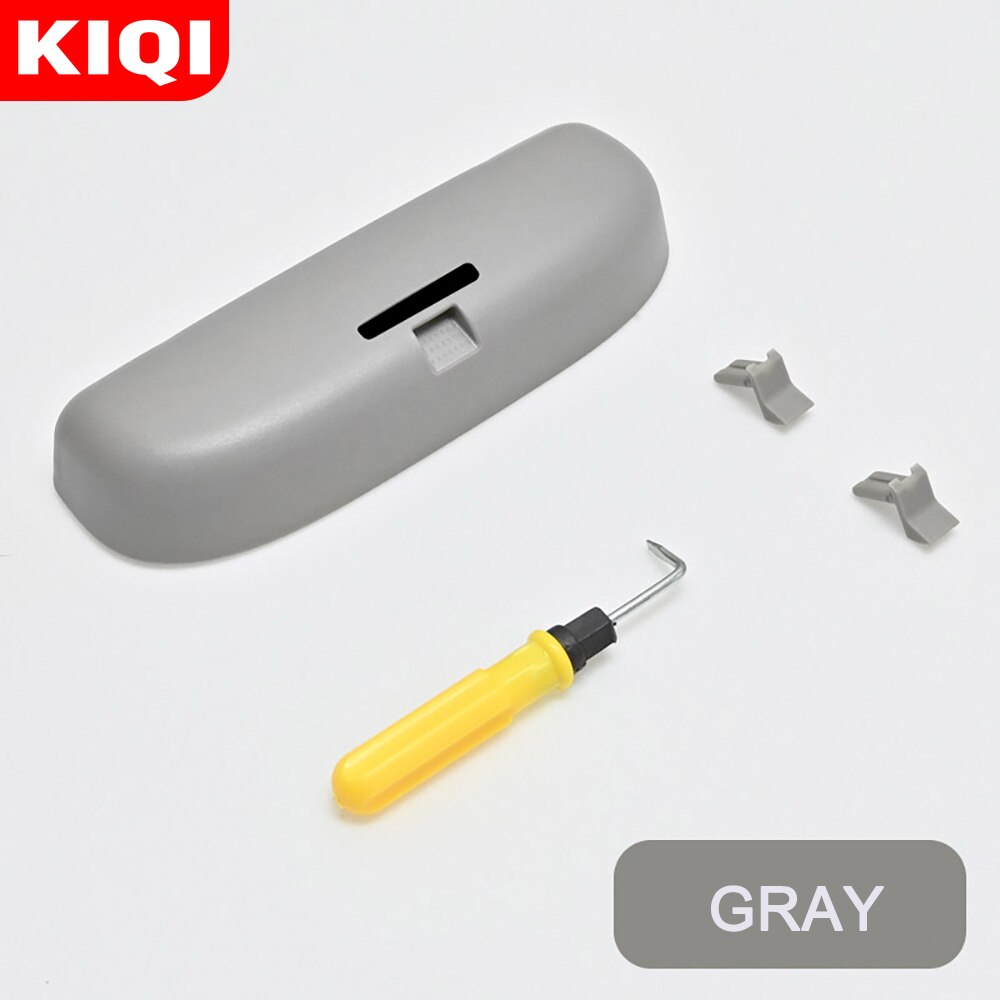 KIQI Accessories for VW Golf 8 MK8 Golf8 - Car Glasses Holder Driving Sunglasses Case Storage Box Replace Grab Handle