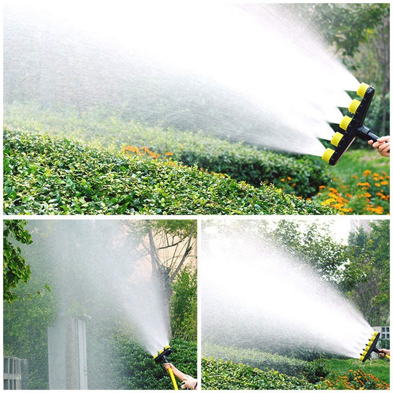 Boquillas atomizadoras para agricultura, aspersores de agua para césped y jardín, aspersores de riego de granja, herramienta de boquilla ajustable, 1 unidad