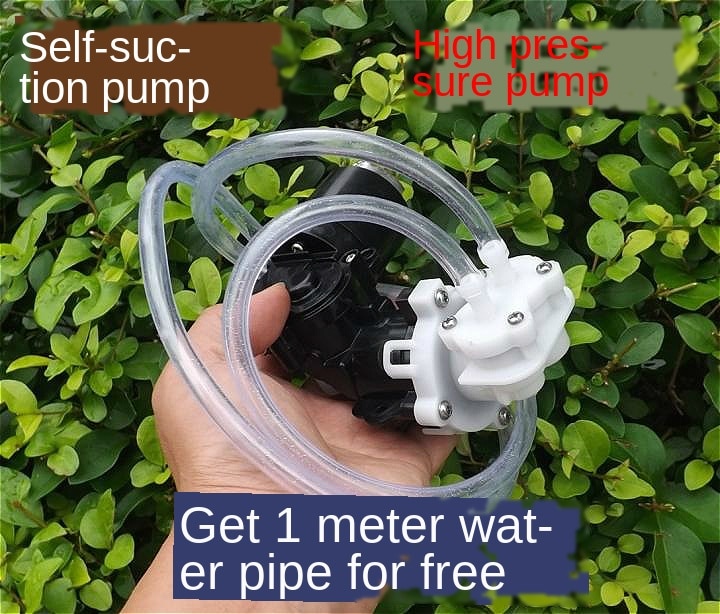Disassemble Micro High Pressure Water Pump Self-Priming Piston Diaphragm Pump Small Pressure Pump DC 12V Water Pump