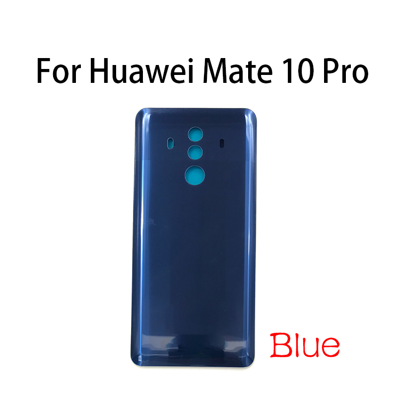 Capa traseira para porta de celular, peça de reposição com adesivo cola para huawei mate 10 mate 10 pro