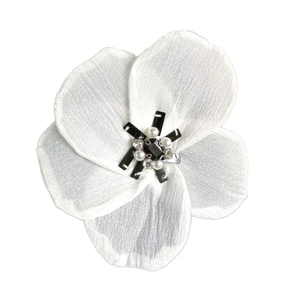 1Pc Geborduurde Stof Kant Lint Applique Handgemaakte Diy Kraal Kant Trim Trouwjurk Naaien Handwerk Diy Handwerk Naaien: Dull