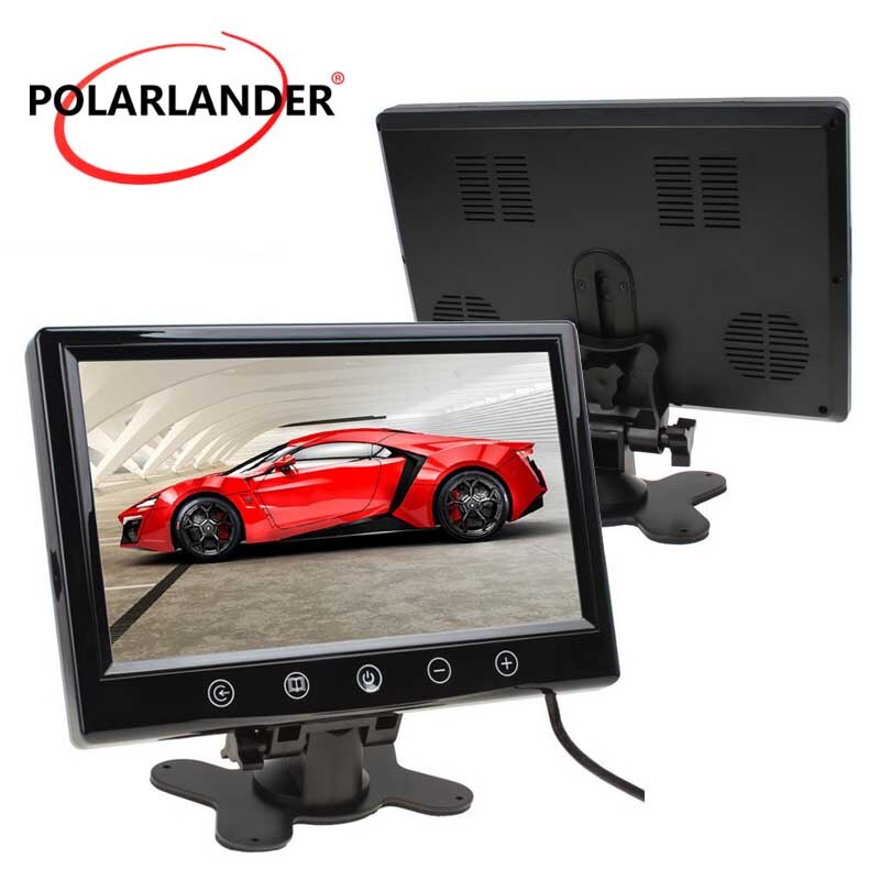 9 zoll TFT LCD 800x600 bildschirm Auto Monitor 2CH Video Eingang Für Rückfahr Kamera fernbedienung parkplatz Monitor