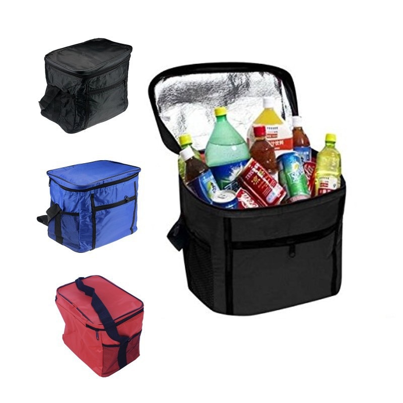 Cooling Bag Lunch Box Foldable Car Ice Pack Picnic Large Takeaway Insulation Package Thermo Bag Refrigerator Freezer for Camping