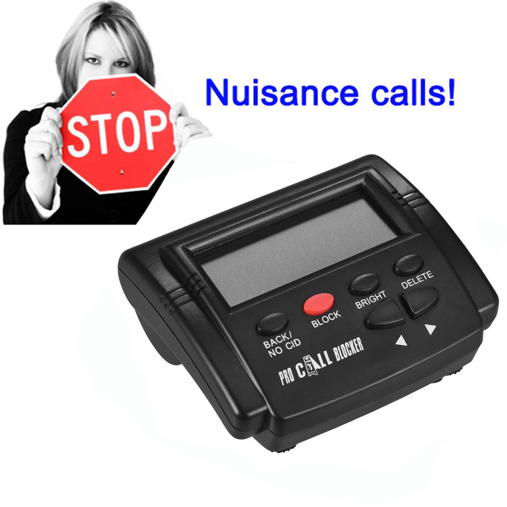 Pro Call Blocker Caller ID Blocker Stop Hinderlijke Oproepen FSK/DTMF Dual Systeem Schakelbare Blacklists Automatische Recognization