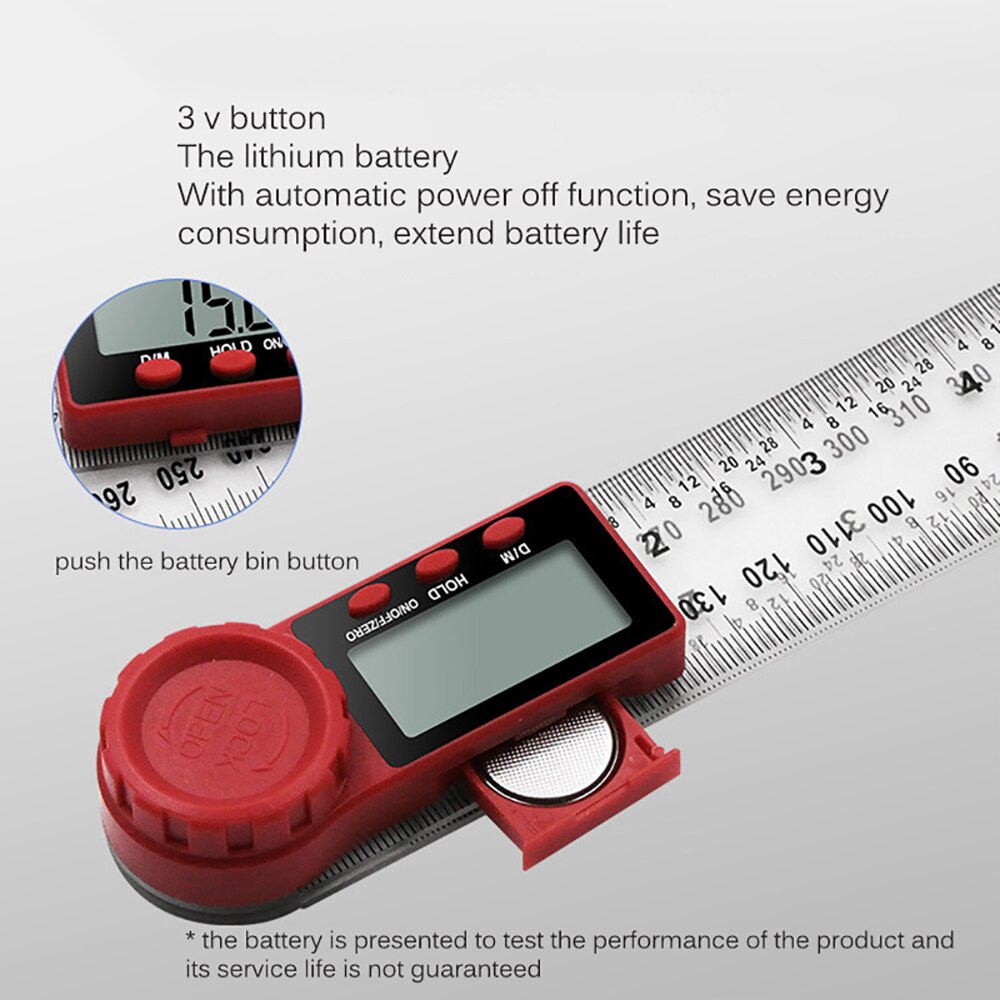 Goniometer Square Ruler Digital Angle Meter Contour Goniome Electronic Protractor Measuring Tool Carpenter Finder Inclincometer