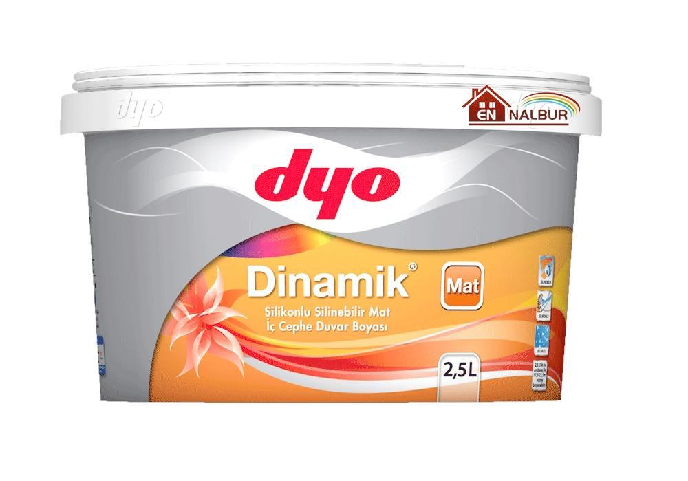 Dyo Dynamic Silicone Mat Interior wall Paint 2,5 Liter