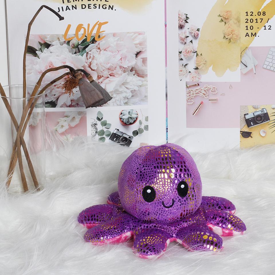 Flip two-sided Octopus Plush Stuffed Doll Toy