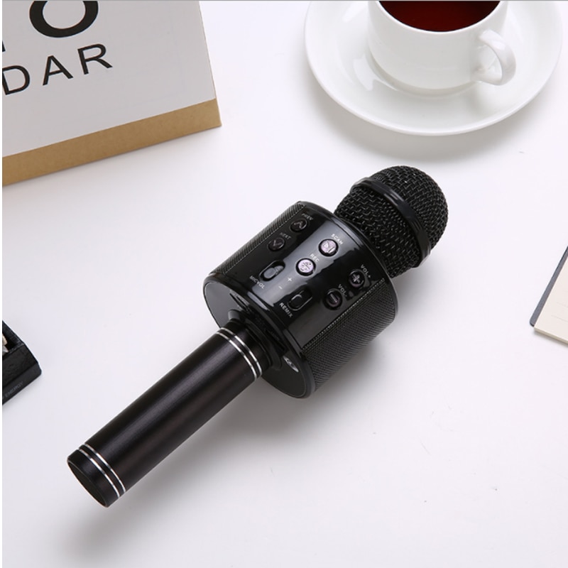 858 mobile phone k song microphone microphone audio microphone k song treasure live bluetooth wireless condenser microphone whol