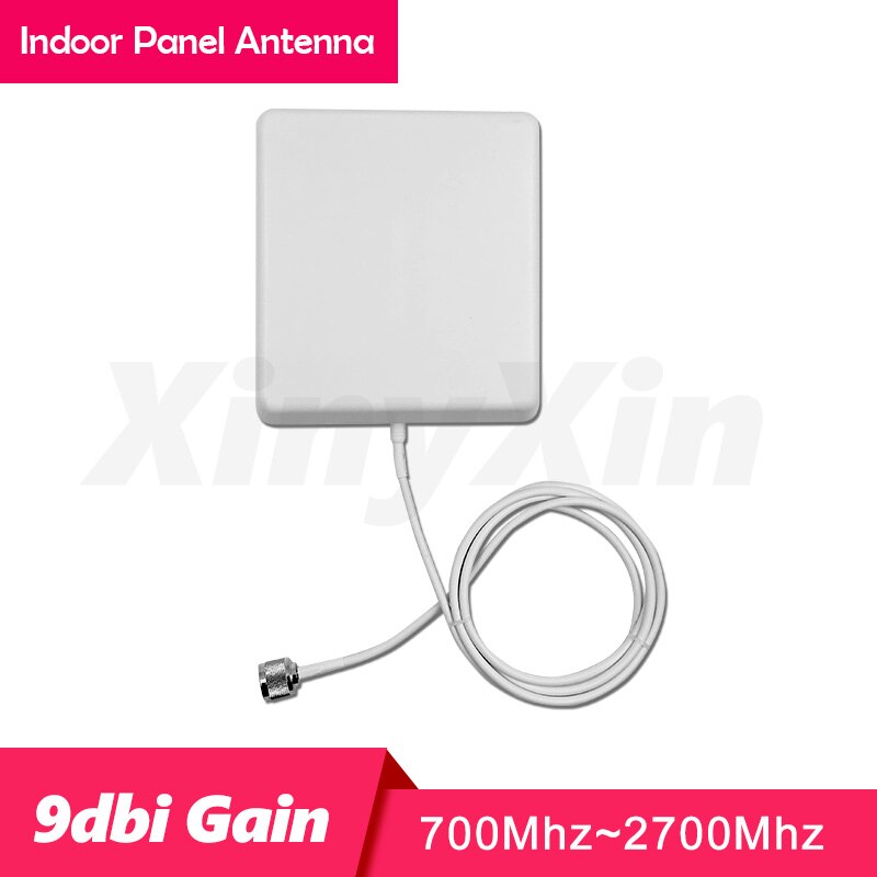 700-2700 MHz N male Indoor Panel Antenna 9dBi Internal Antenna for 4G 3G 2G Mobile Cell Phone Signal Booster Repeater Amplifie