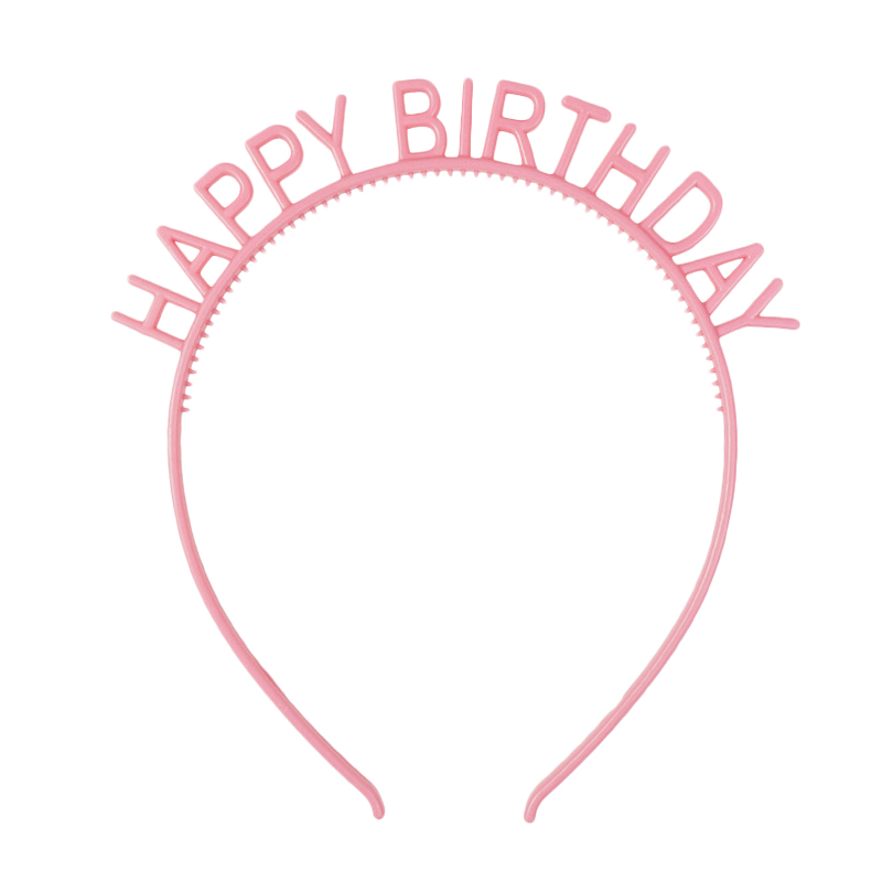 Happy Birthday European And American Birthday Party Headgear Headband Female Letters Happy Birthday Headband Women: 7
