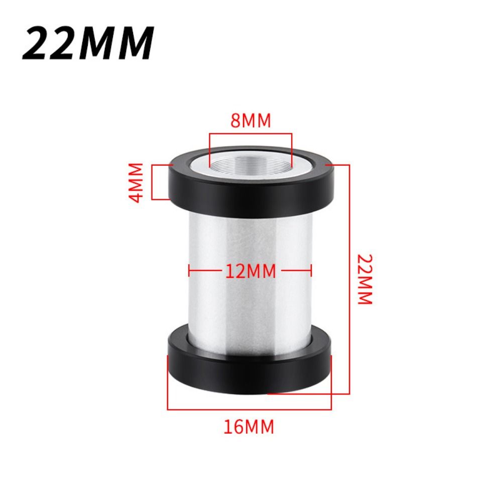 Aleación de aluminio MTB buje de choque trasero ID 8mm OD 12mm piezas de amortiguador de bicicleta de montaña bicicleta de carretera MTB: Blanco
