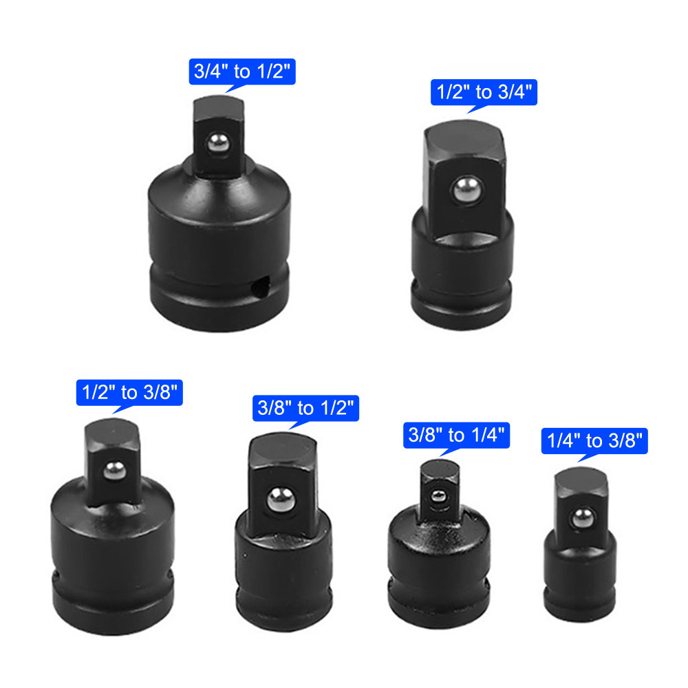 1/4 3/8 1/2 Ratchet Wrench Socket Adapter Converter Drive Reducer Air Impact wrench Spanner Keys Socket set Repair Hand tools
