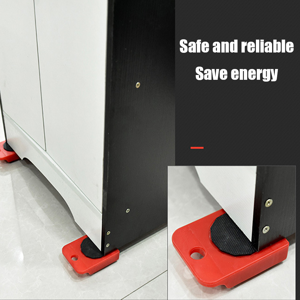 Mover más fácilmente, puede cargar 200 kg, rueda giratoria de muebles, artefacto móvil, polea móvil, herramientas de manejo de mercancías pesadas