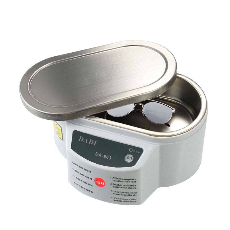 Limpiador ultrasónico 30/50W baño sonicador 40Khz Degas para relojes lentes de contacto gafas dentadura postiza maquinilla de afeitar eléctrica para maquillaje 220V: Morado / US