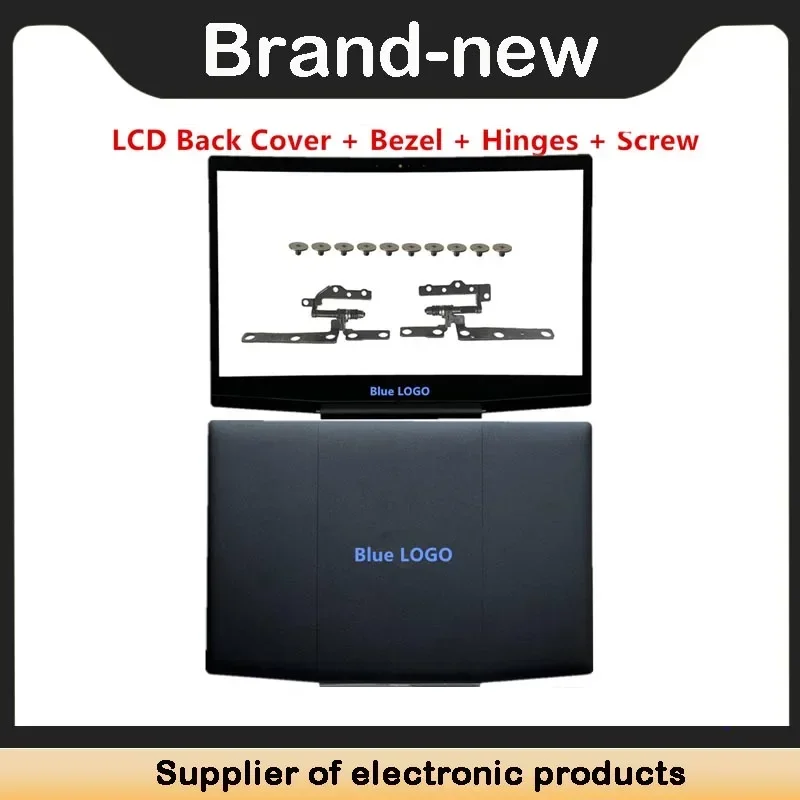For Dell Inspiron G3 15 3590 3500 P89F LCD Back Cover / Front Bezel / Hinges / Screw 0747KP 03HKFN 0YGCNV: army green