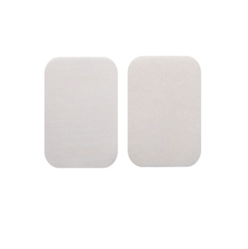 Feuilles autocollantes pour coussin de canapé, rond, noir, 60mm, avec boucles à crochet, 2 à 4 pièces: white / 2pcs