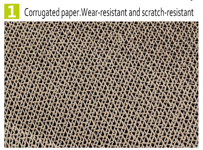 Various Shapes Cat Toy Cat Scratch Board Pad Scratching Post Kitten Corrugated Paper Pad Cat Grinding Nail Scraper Mat Mattress