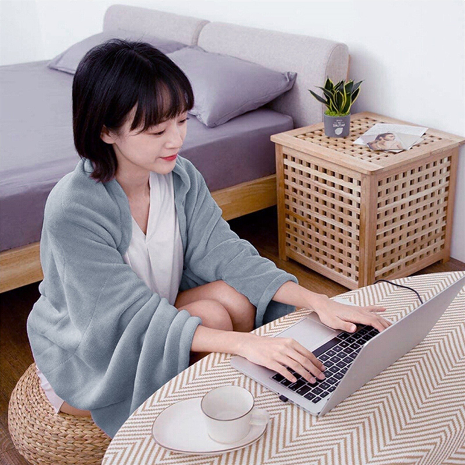 4# Usb Electric Heating Blanket Flannel Material Washable Cold Proof Electric Blankets Electric Heating Blanket Warmer Heater