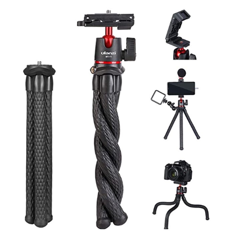 Ulanzi MT-11 statyw ośmiornica MiniSingle aparat mobilny ambona na żywo uchwyt ręczny