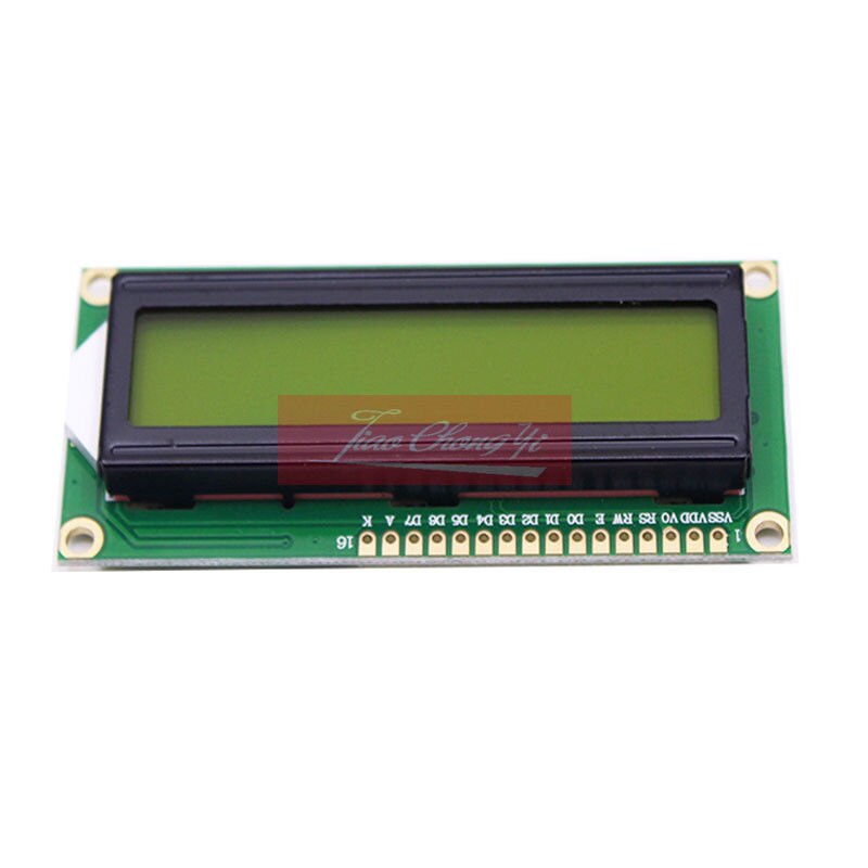 LCD1602 HD44780 Character LCD Display Yellow Blacklight TFT 16X2 LCD Module 5V