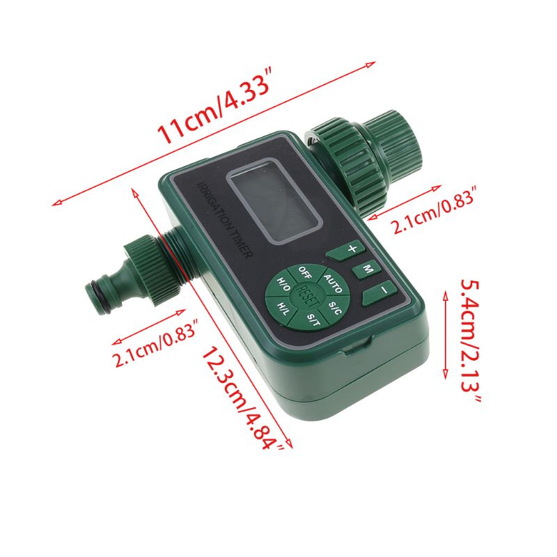 Smart Watering Timer Single Outlet Programmable Large LCD Irrigation Controller D2TD