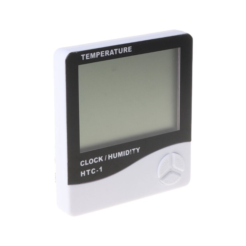 LCD Electronic Temperature Humidity Meter Indoor Room Digital Thermometer Hygrometer Weather Station Alarm Clock