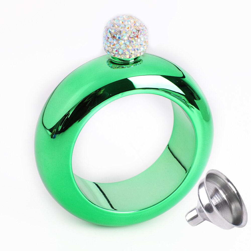 3.5 Oz Kruik Armband Heupfles Bangle Wijn Fles Rvs Whiskey Vodka Alcohol Drinkware Pocket Flagon: Alcohol Bracelet I