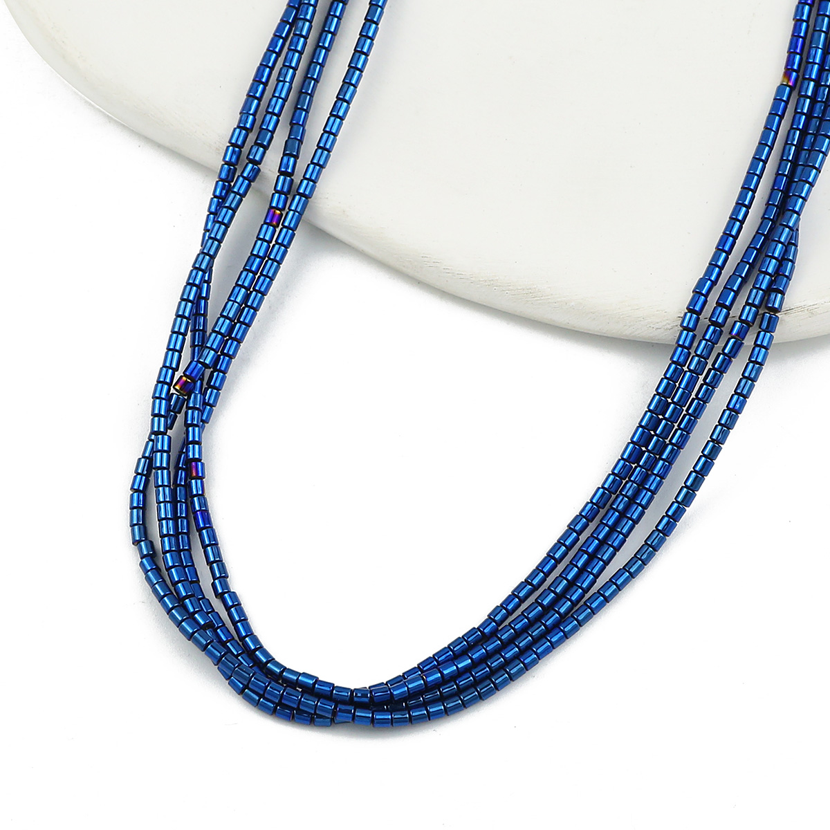 2Mm 180 Stuks Blauw, Groen, Cilindrische Vorm Hematiet Natuursteen Spacer Kleine Losse Kralen Voor Sieraden Maken Diy Armbanden: green