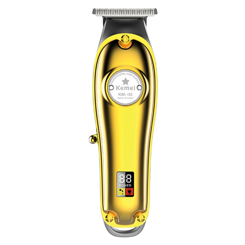 Original powerful all metal rechargeable LCD display hair trimmer electric beard trimmer for men hair clipper machine