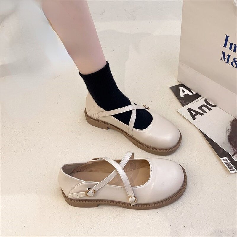 Damenschuhe aus pu-leder mit runder #39 , schlichter retro-stil, schwarz, süß und cool, Pumps, Maria janes, runder absatz