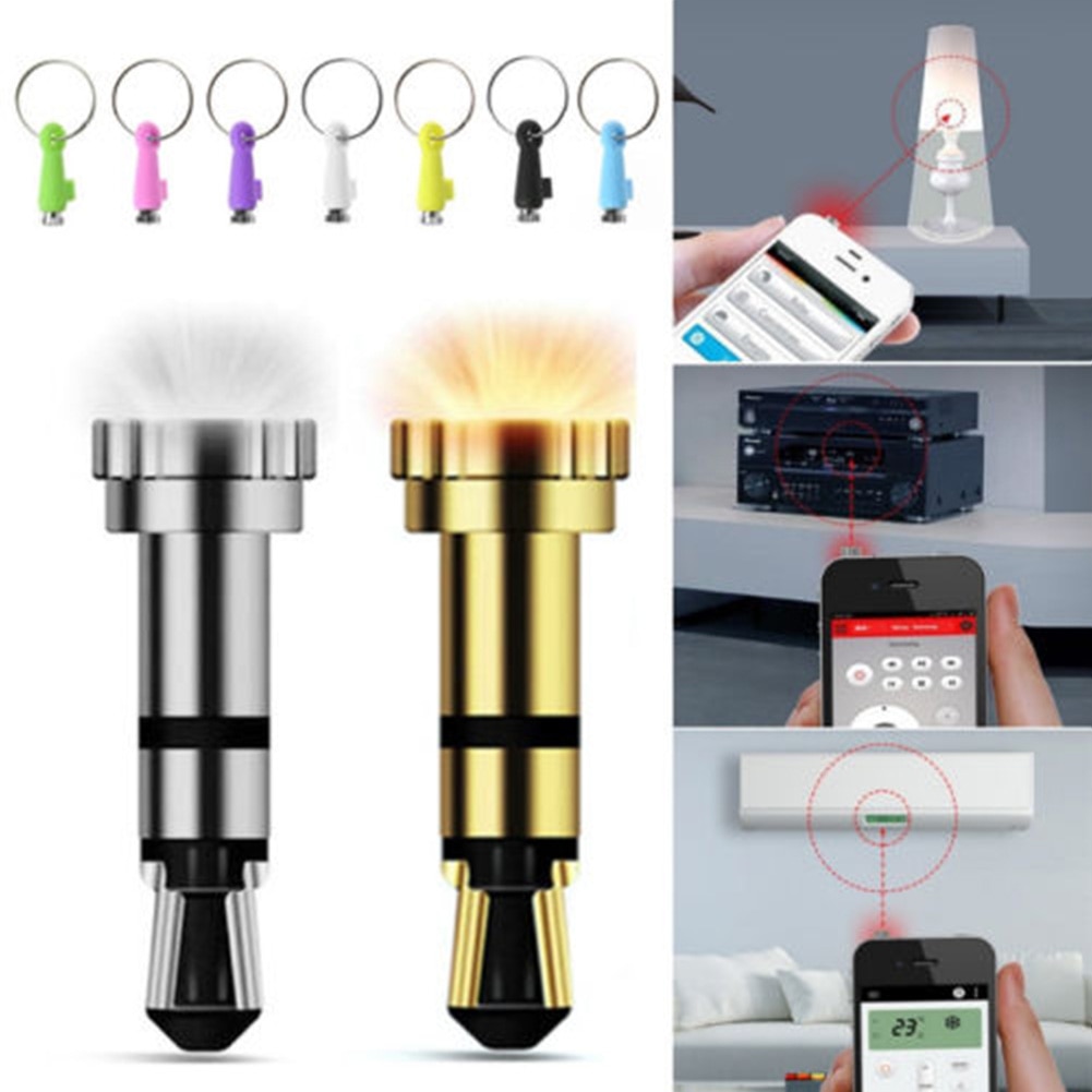 Random Color 3.5mm Plug IR Infrared Wireless Smart Remote Control for Smart Devices