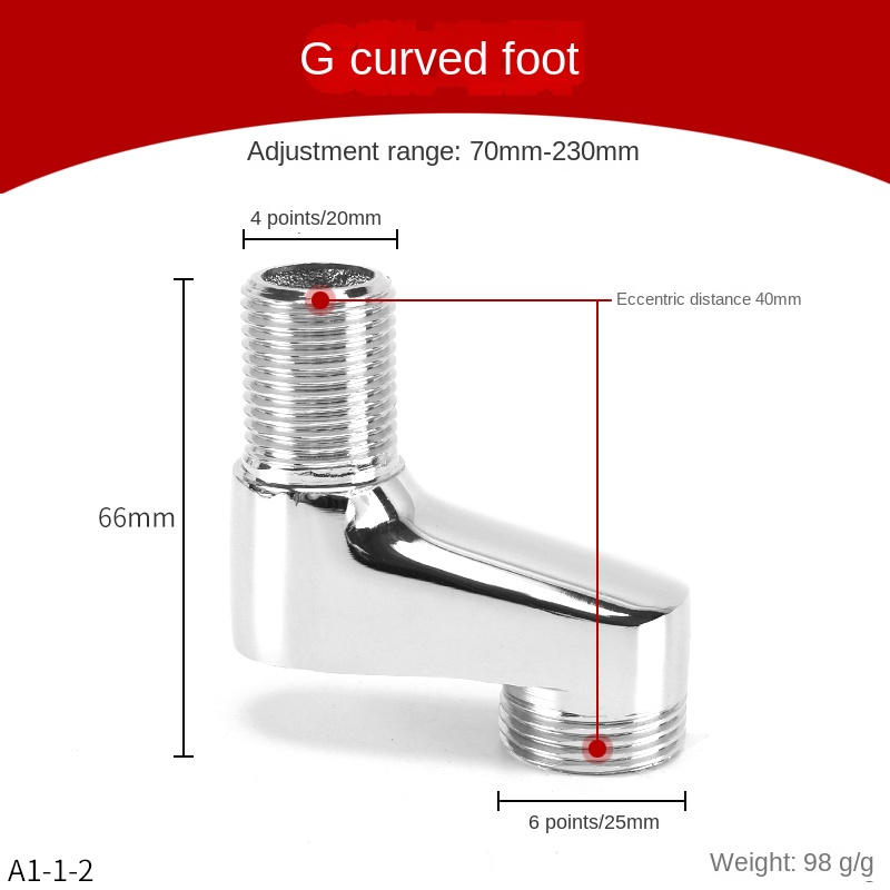 Dusche Biegung Fuß Blume Sillon Wasserhahn Variable Durchmesser Biegung Fuß Gelenk Verlängert Hohe Gebogene Ecke Fuß Zubehör 1Pcs: Armee Grün