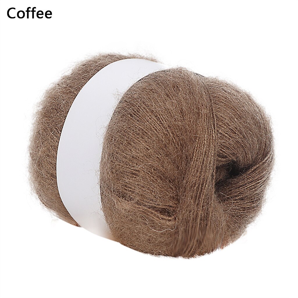 Wool Thread DIY Woven Yarn Hand Knitting Crocheted Blanket Crochet Yarn пряжа нитки для вязания knitting рукоделие кашемир 20: Coffee 