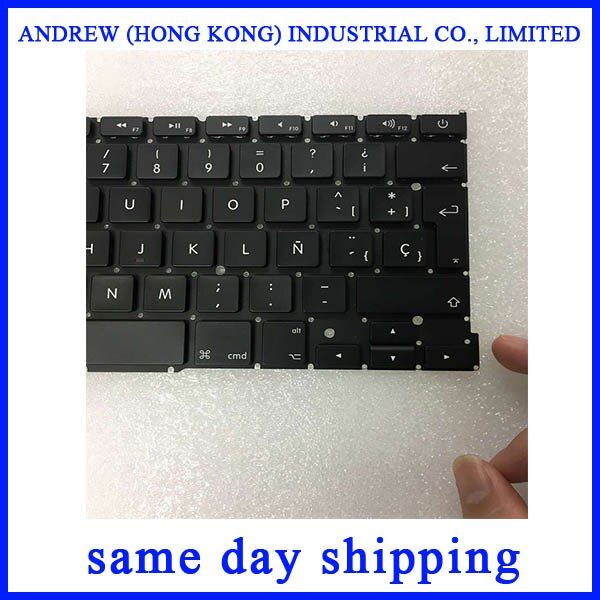 A1502 Keyboard for Macbook Pro Retina 13" A1502 Spanish Spain Sp Keyboard Year