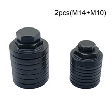 M10 M14 Angle Grinder To Grooving Machine Adapter Conversion Head Polisher For Walls Bricks Tiles Grooving Power Tool Accessorie: 2PCS M10 M14