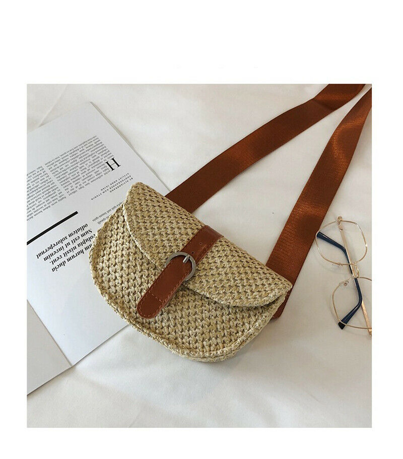 Di modo Delle Donne di Boho Della Spiaggia di Borsa Retrò Vintage ▾ Rattan Cestino Di Paglia Borse A Tracolla: Default Title