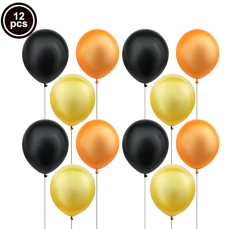 Bouw tractor verjaardagsfeestje servies vrachtwagen ballon voertuig banner tafelkleed servet taart topper bouwfeest decoratie: Ballon