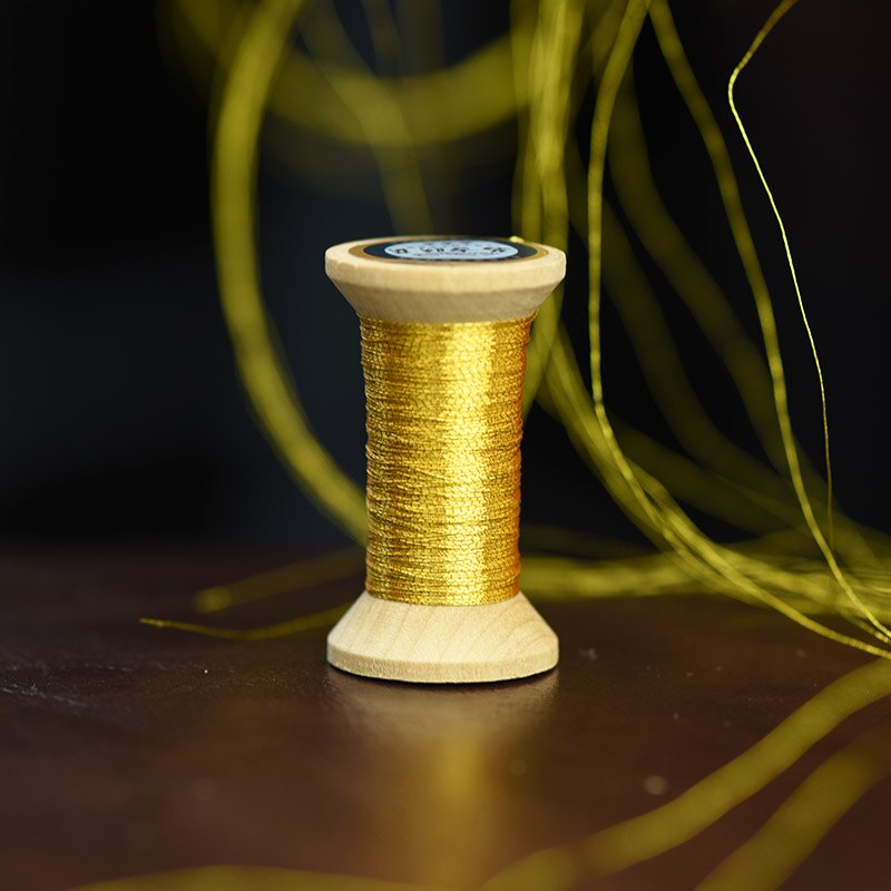 Bright gold series of Gold Line/French embroidery thread/embroidery spool/colorful gold embroidery thread/ 50 meters/piece: 6