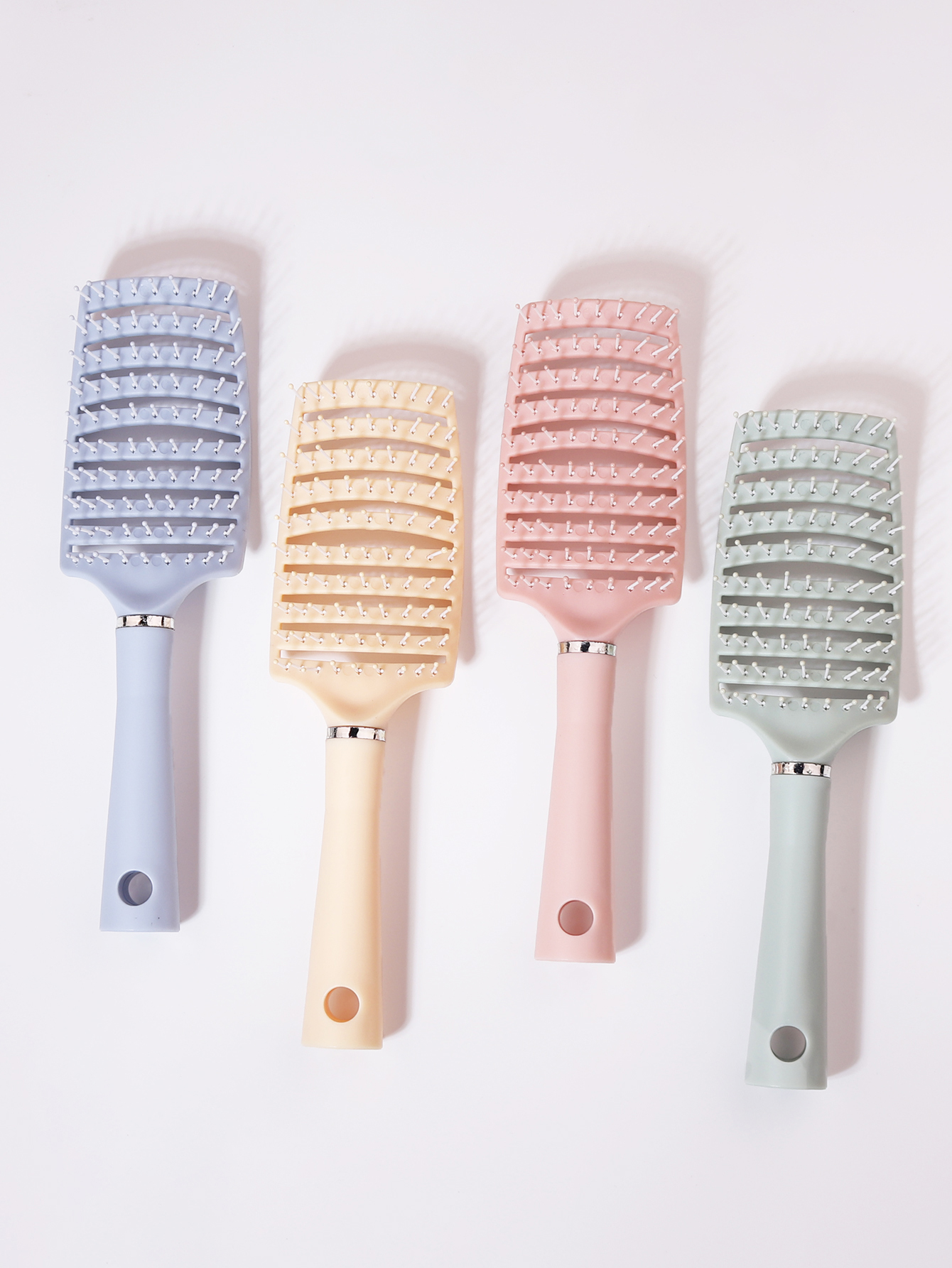 1 pieza de peine de masaje, cepillo de pelo ahuecado, peine de masaje del cuero cabelludo, herramienta de peinado de secado, especial para pelucas de cabello real
