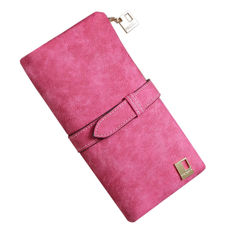 Solid Koord Nubuck Leer Rits Lange Vrouwen Portemonnee Telefoon Tas Luxe Portefeuilles Portemonnee Kaarthouder Clutch