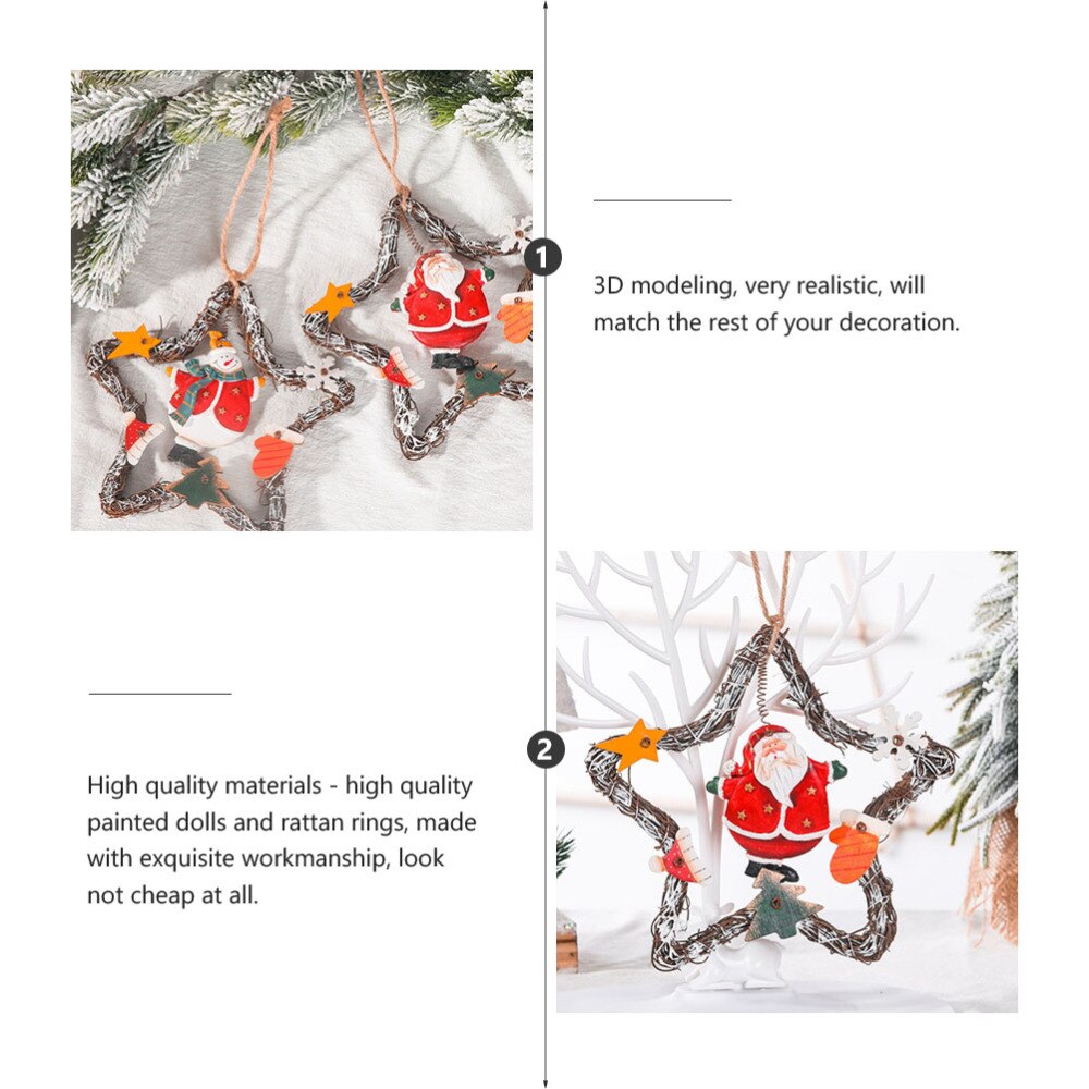 1Pc Decoratieve Guirlande Deur Opknoping Hanger Kerst Accessoires Voor Party Kerst Thuis