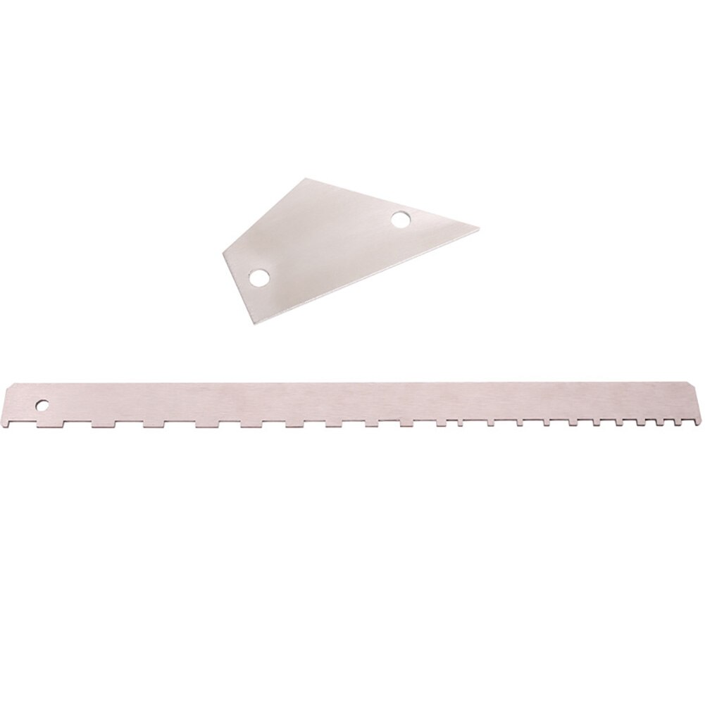 Guitar Bass Neck Notched Straight Edge Leveling Ruler + Fret Rocker Luthier Tool